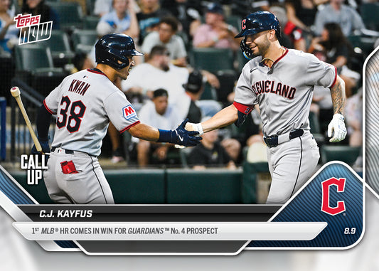 C.J. Kayfus - 2025 MLB Topps NOW® - Card 536