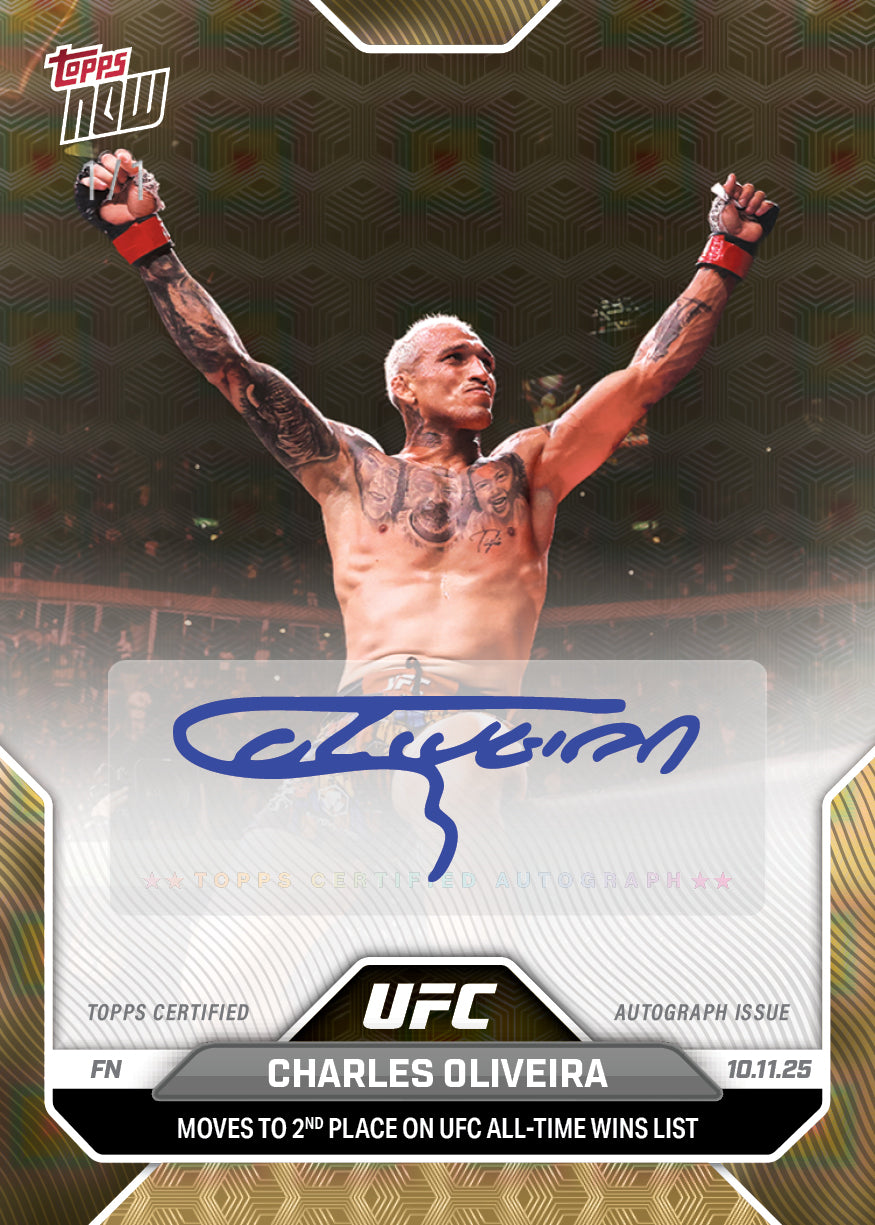 Charles Oliveira - 2025 UFC Topps NOW® - Card 34