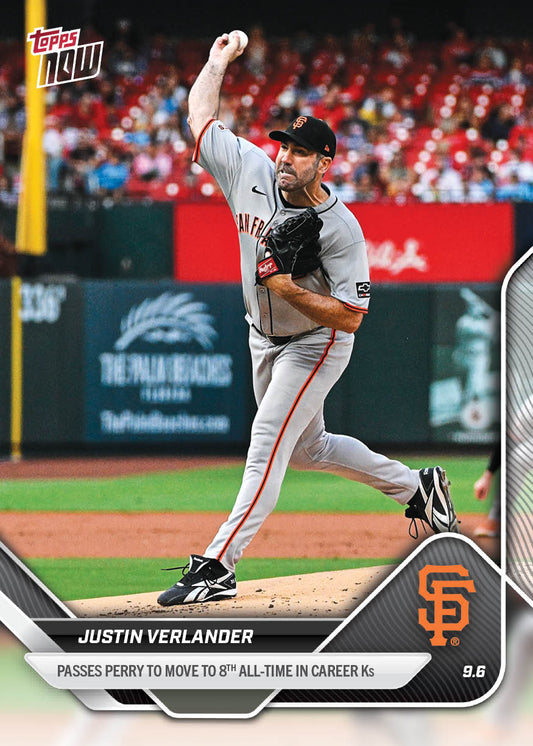 Justin Verlander - 2025 MLB Topps NOW® - Card 667