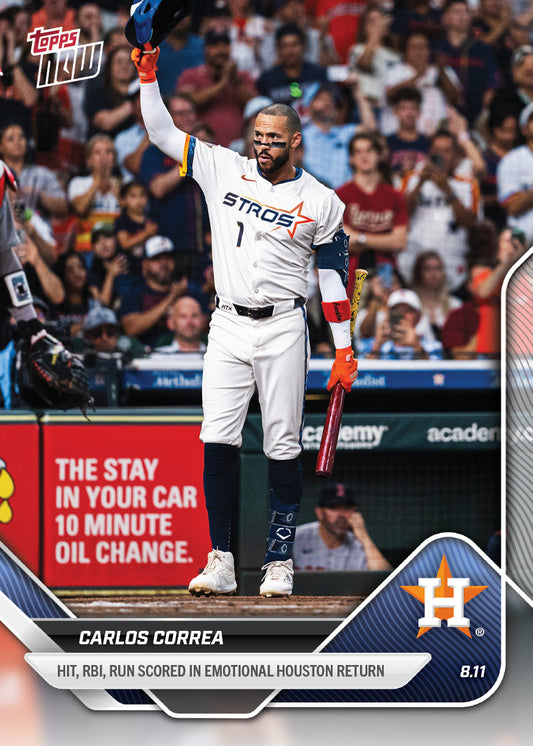 Carlos Correa - 2025 MLB Topps NOW® - Card 548