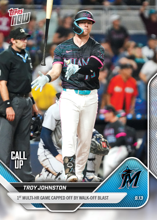 Troy Johnston - 2025 MLB Topps NOW® - Card 706
