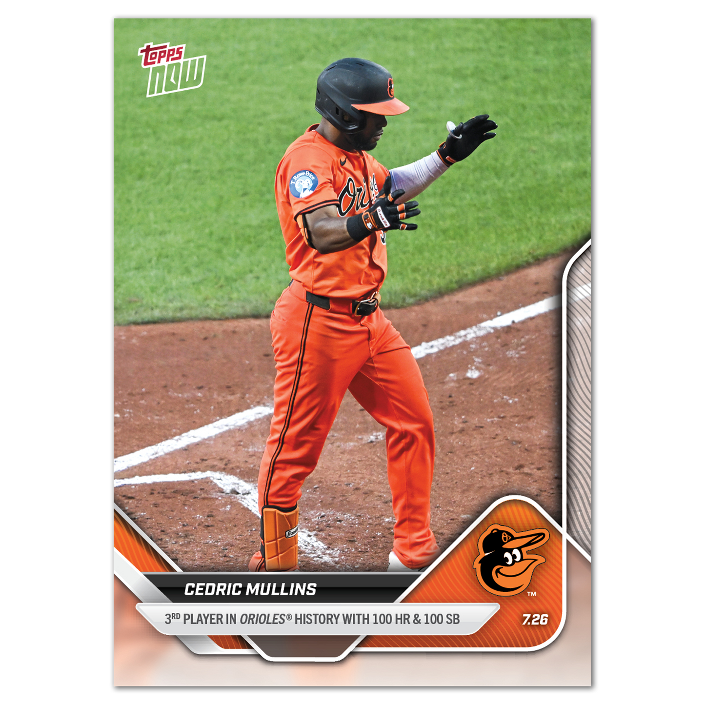 Cedric Mullins - 2025 MLB Topps NOW® - Card 466