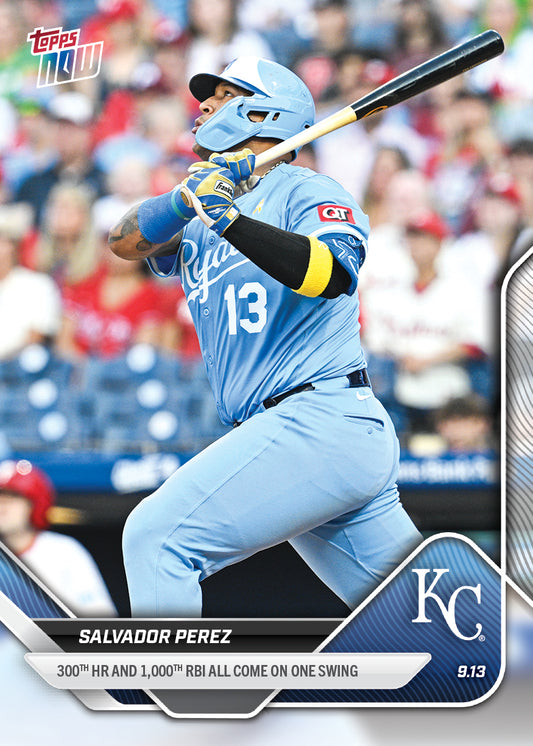 Salvador Perez - 2025 MLB Topps NOW® - Card 707