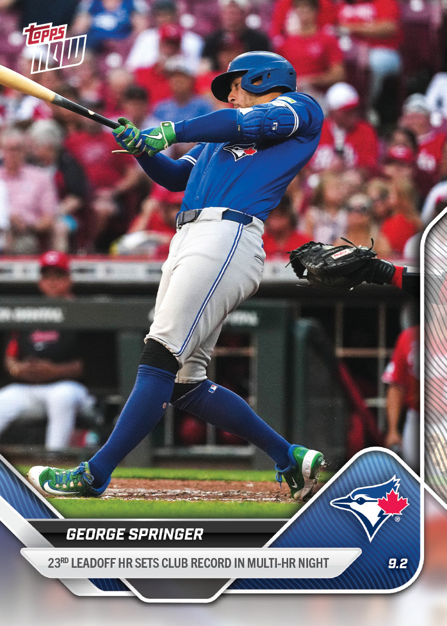 George Springer - 2025 MLB Topps NOW® - Card 648
