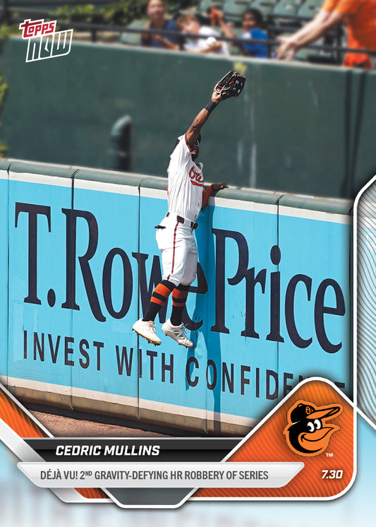 Cedric Mullins - 2025 MLB Topps NOW® - Card 488