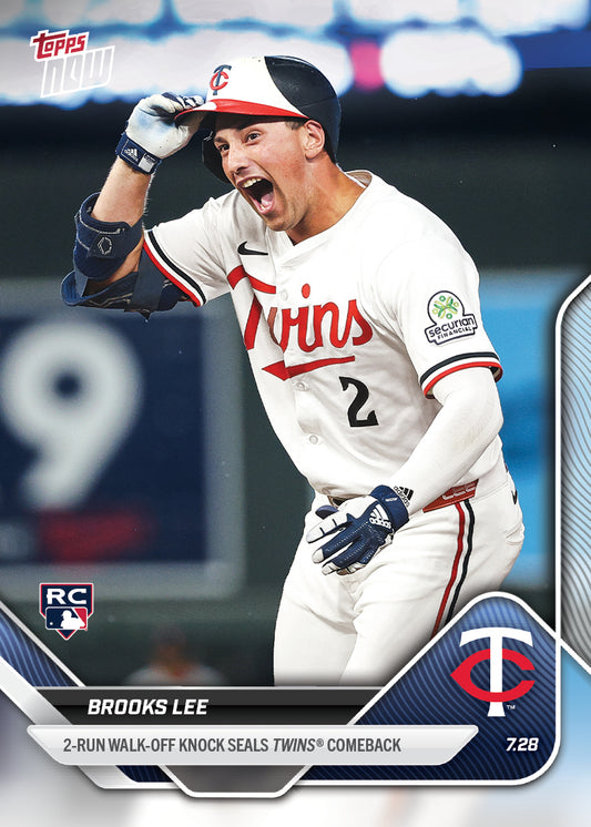 Brooks Lee - 2025 MLB Topps NOW® - Card 478