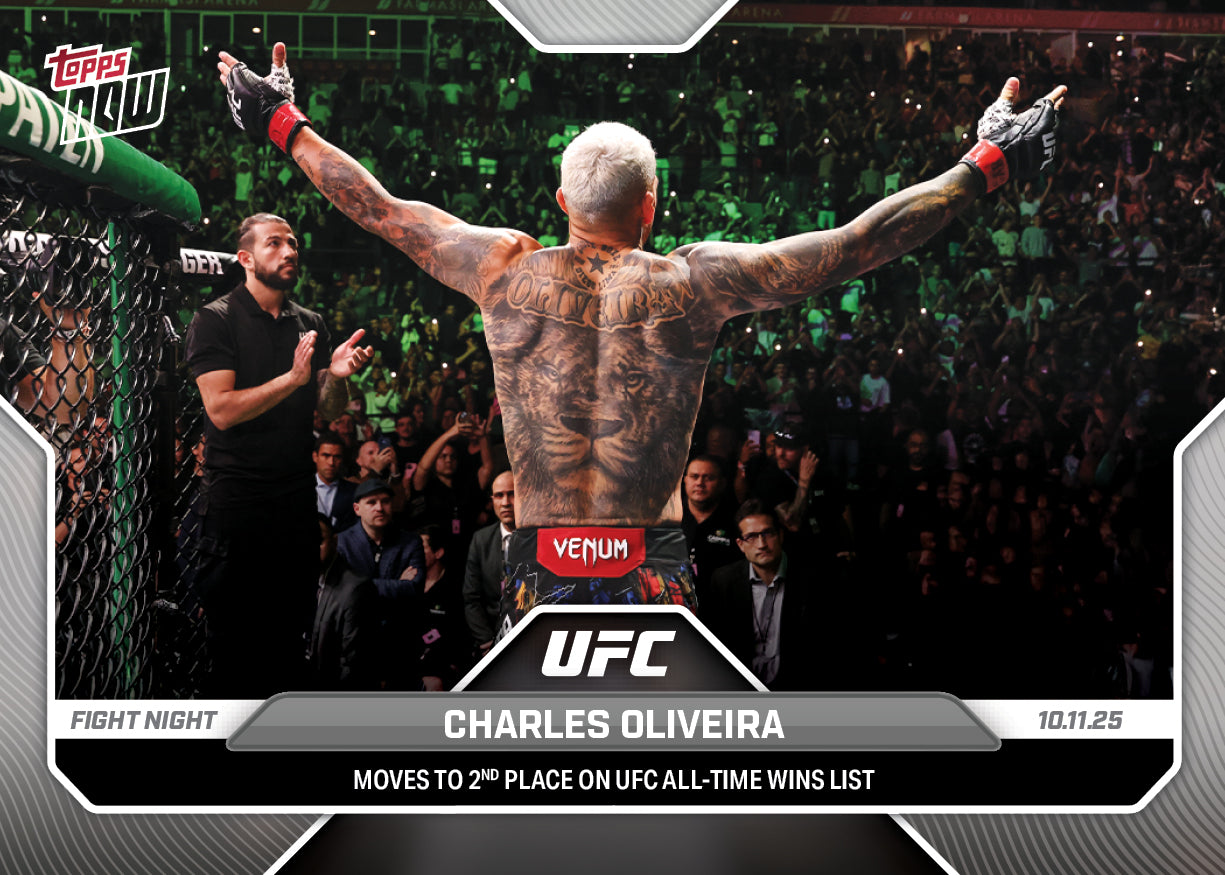 Charles Oliveira - 2025 UFC Topps NOW® - Card 34