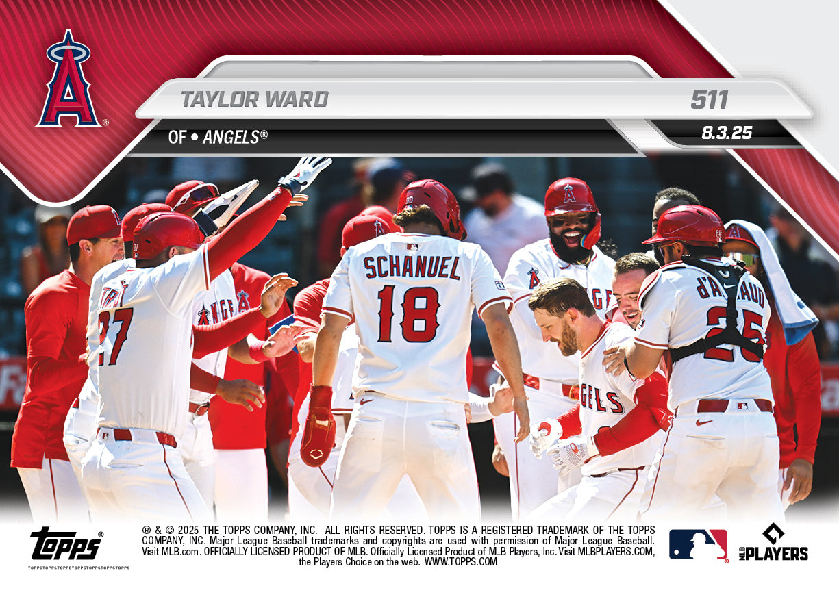 Taylor Ward - 2025 MLB Topps NOW® - Card 511