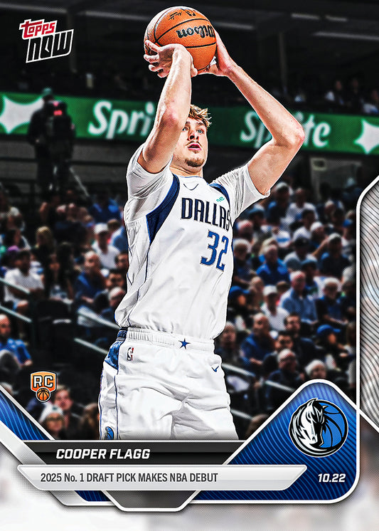 Cooper Flagg - 2025-26 NBA Topps NOW® - Card 6