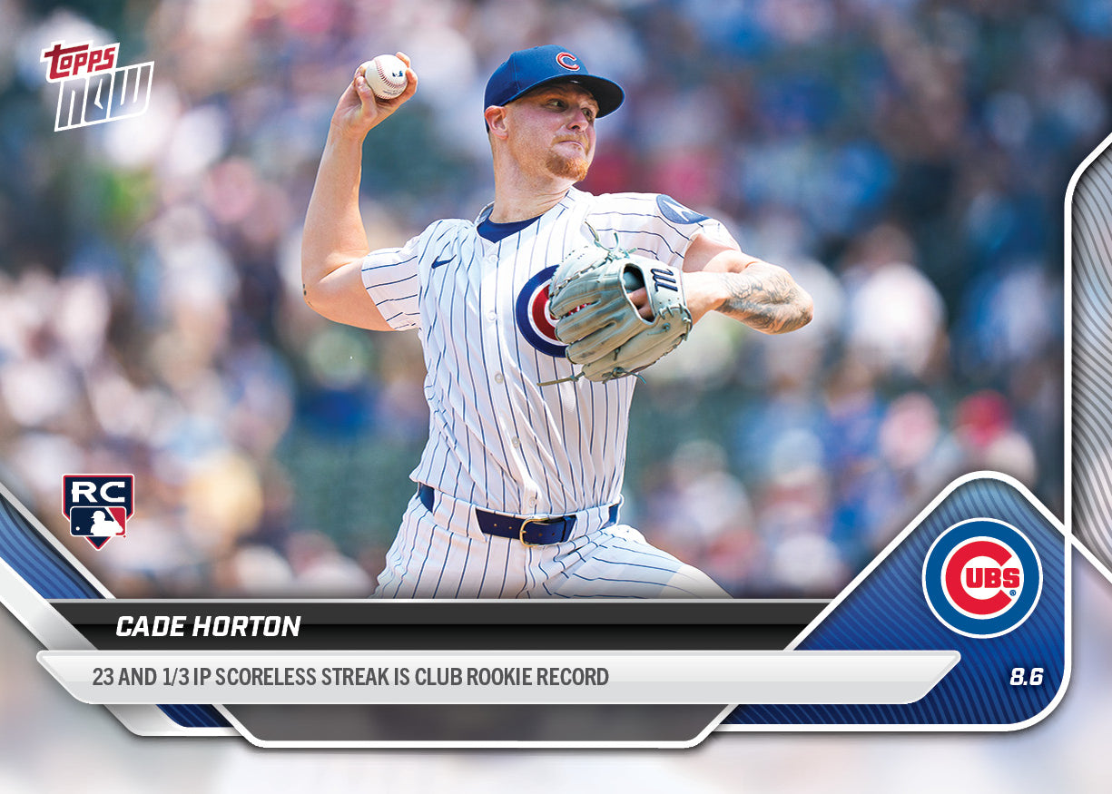 Cade Horton - 2025 MLB Topps NOW® - Card 523
