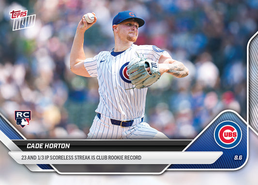 Cade Horton - 2025 MLB Topps NOW® - Card 523