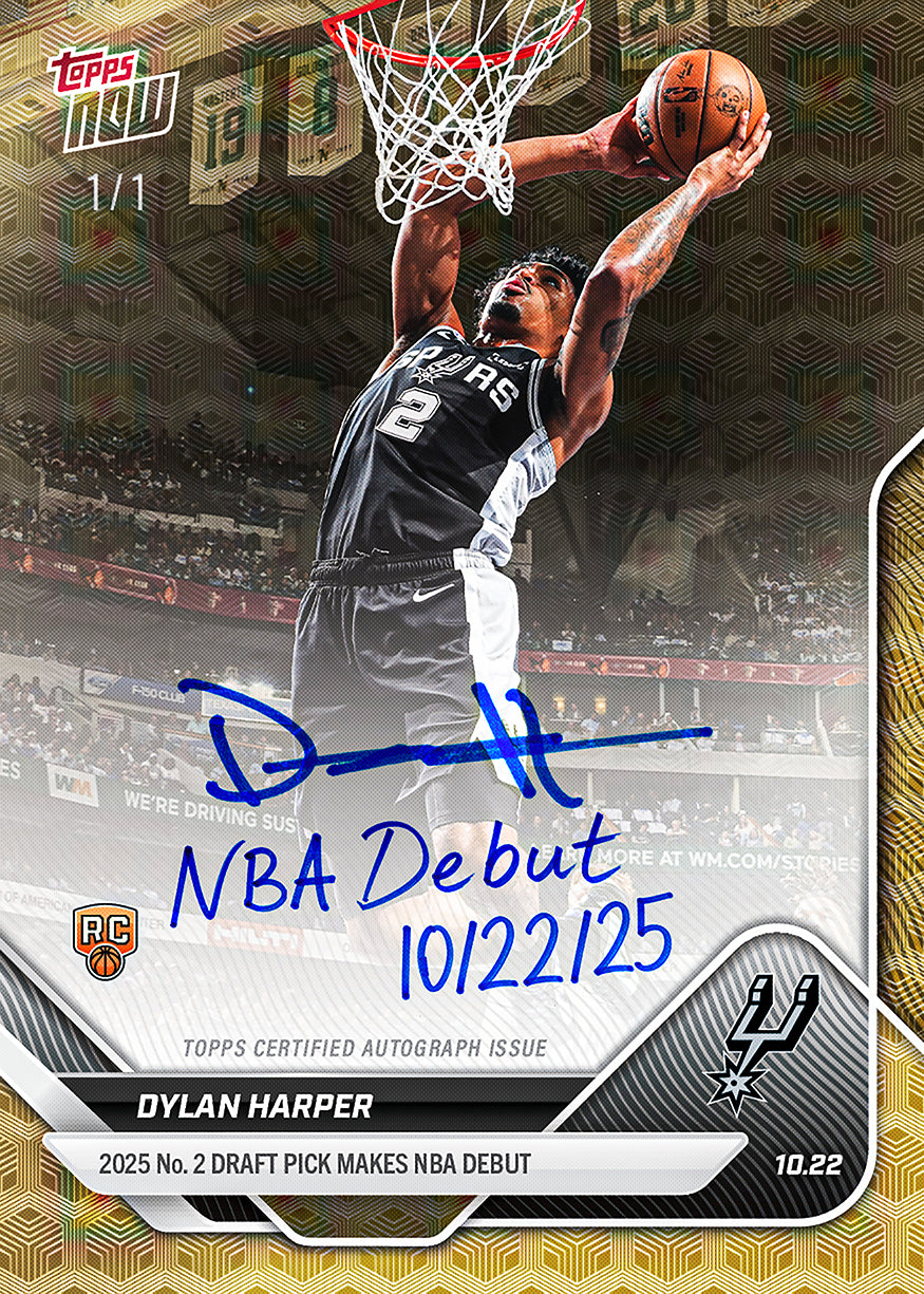Dylan Harper - 2025-26 NBA Topps NOW® - Card 7
