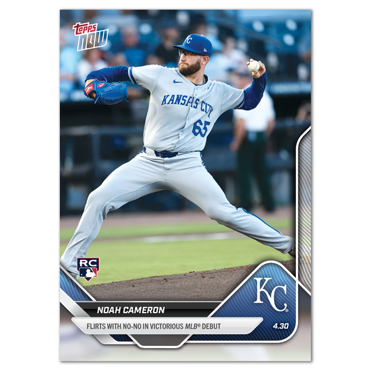 Noah Cameron - 2025 MLB Topps NOW® - Card 124