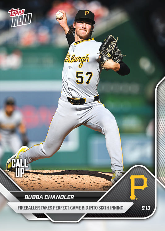 Bubba Chandler - 2025 MLB Topps NOW® - Card 704