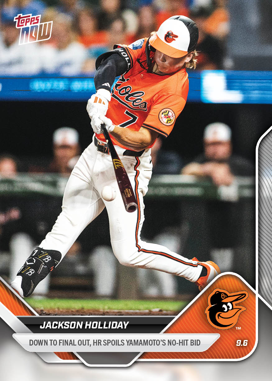 Jackson Holliday - 2025 MLB Topps NOW® - Card 665
