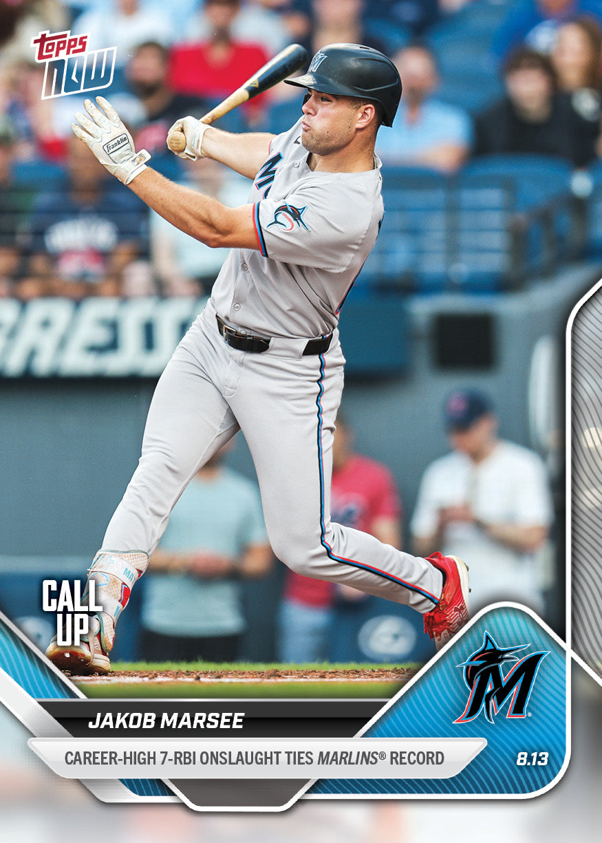 Jakob Marsee - 2025 MLB Topps NOW® - Card 556