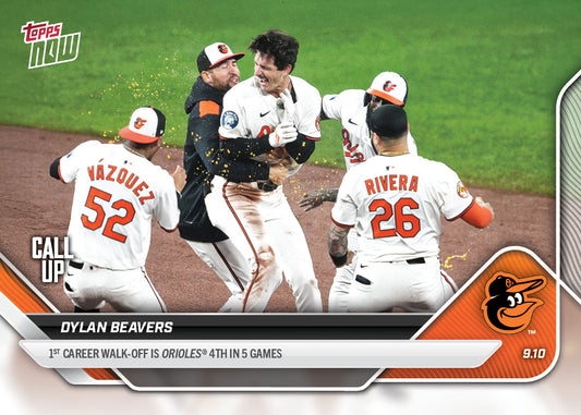Dylan Beavers - 2025 MLB Topps NOW® - Card 688