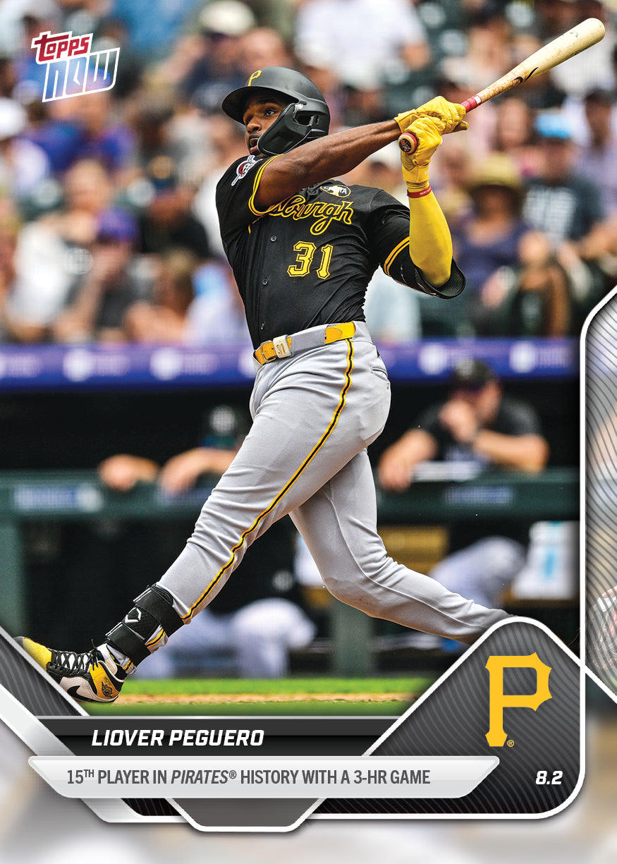 Liover Peguero - 2025 MLB Topps NOW® - Card 504