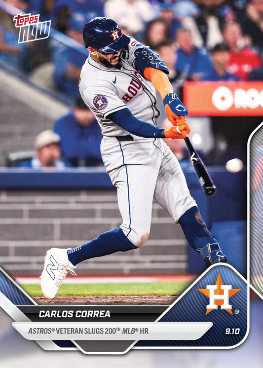 Carlos Correa - 2025 MLB Topps NOW® - Card 689