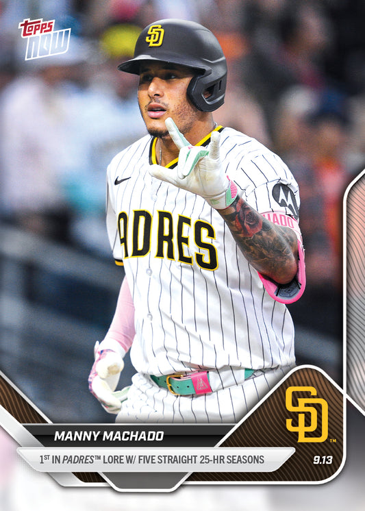 Manny Machado - 2025 MLB Topps NOW® - Card 709