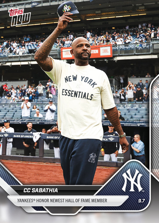 CC Sabathia - 2025 MLB Topps NOW® - Card 675