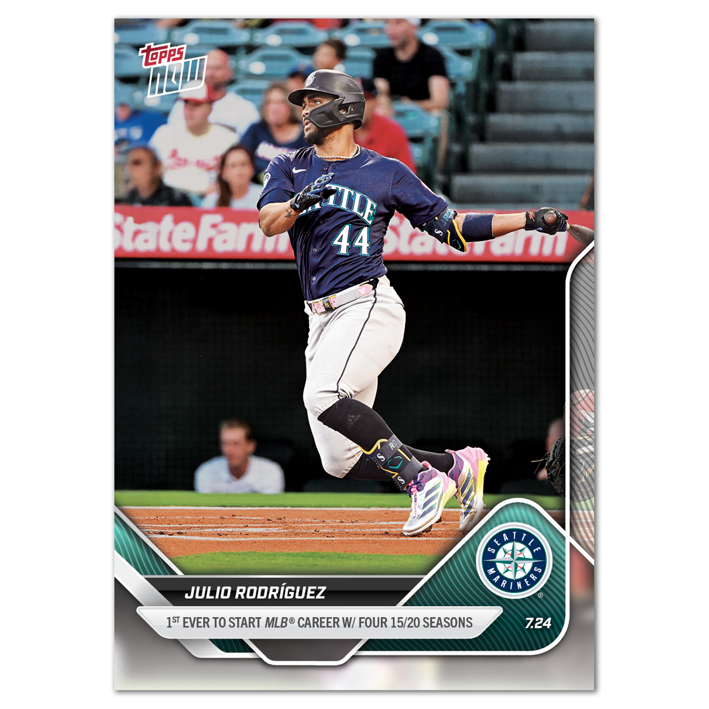 Julio Rodríguez - 2025 MLB Topps NOW® - Card 461