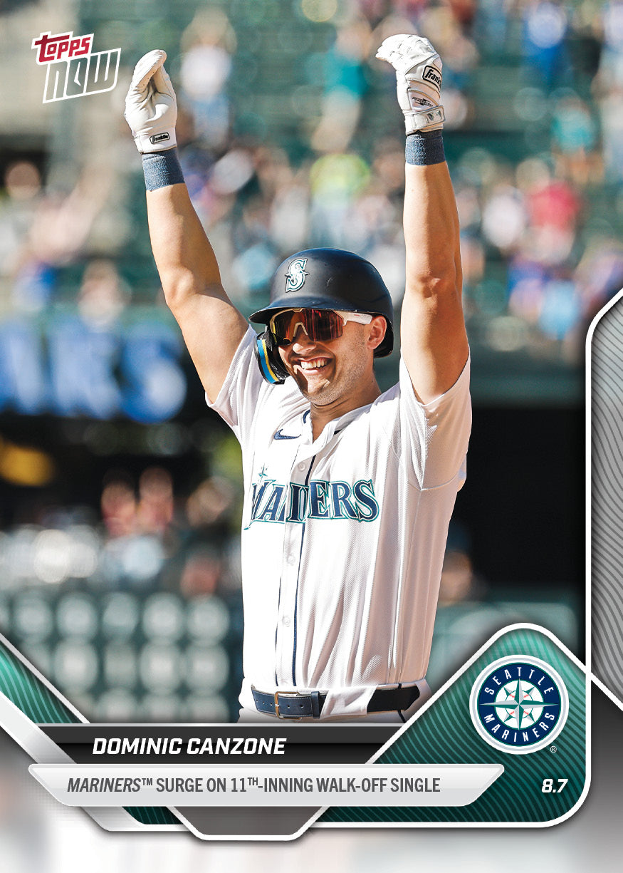 Dominic Canzone - 2025 MLB Topps NOW® - Card 529