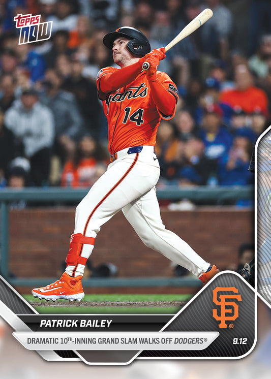 Patrick Bailey - 2025 MLB Topps NOW® - Card 702