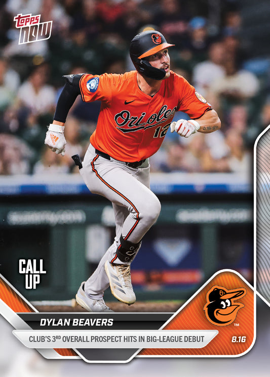 Dylan Beavers - 2025 MLB Topps NOW® - Card 564