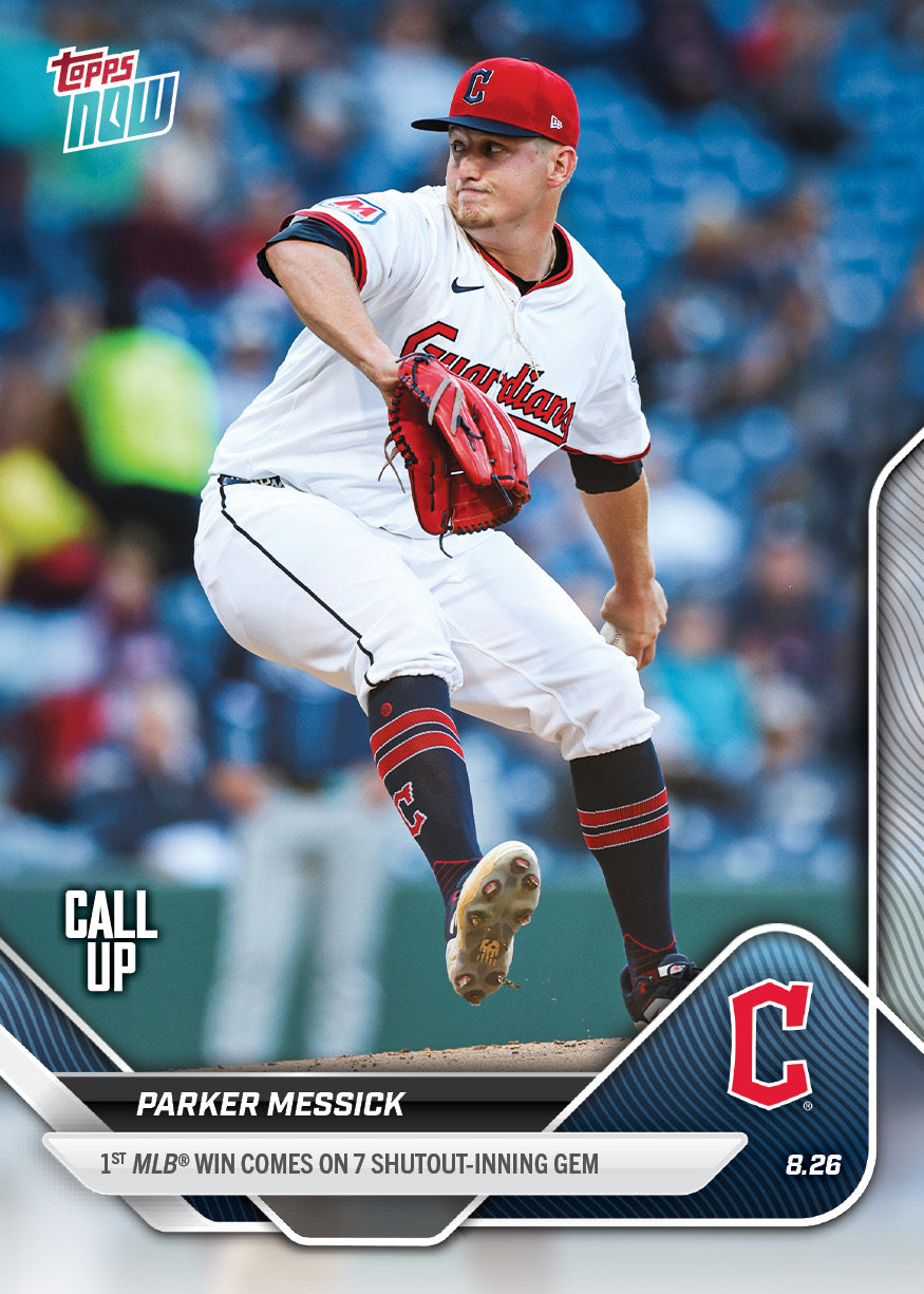 Parker Messick - 2025 MLB Topps NOW® - Card 612