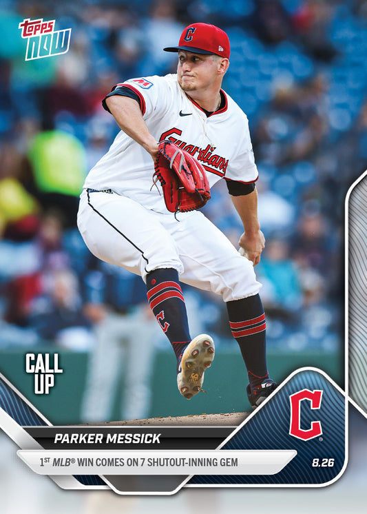 Parker Messick - 2025 MLB Topps NOW® - Card 612
