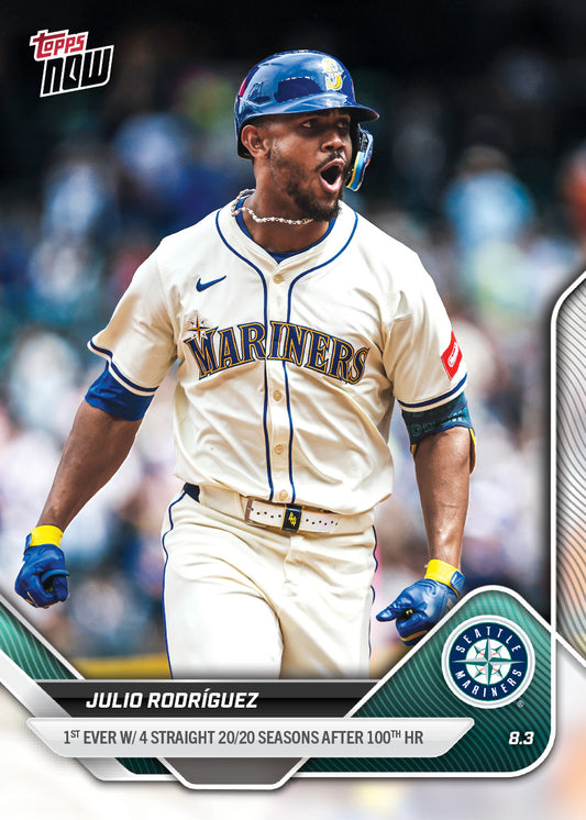 Julio Rodríguez - 2025 MLB Topps NOW® - Card 513