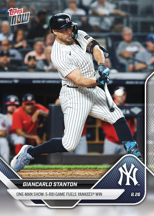 Giancarlo Stanton - 2025 MLB Topps NOW® - Card 613