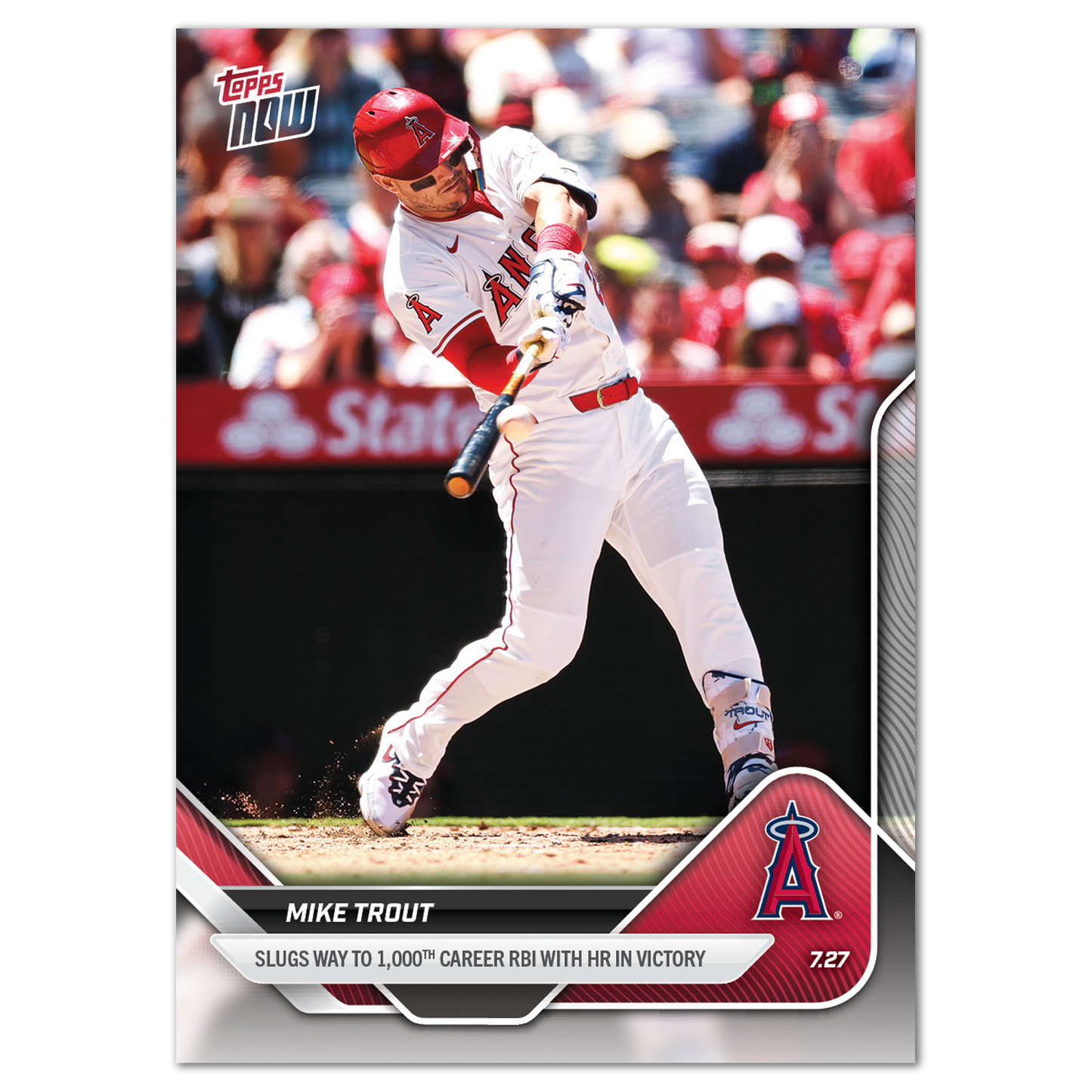 Mike Trout - 2025 MLB Topps NOW® - Card 470 - LOOK FOR AUTOS
