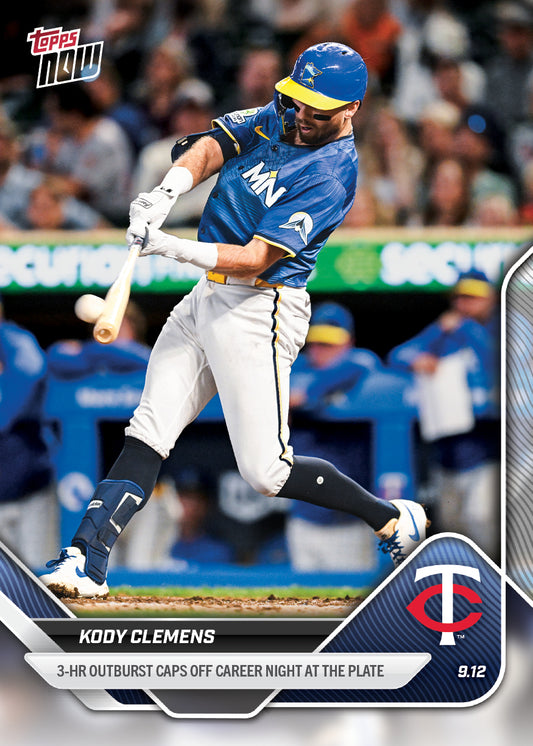Kody Clemens - 2025 MLB Topps NOW® - Card 699