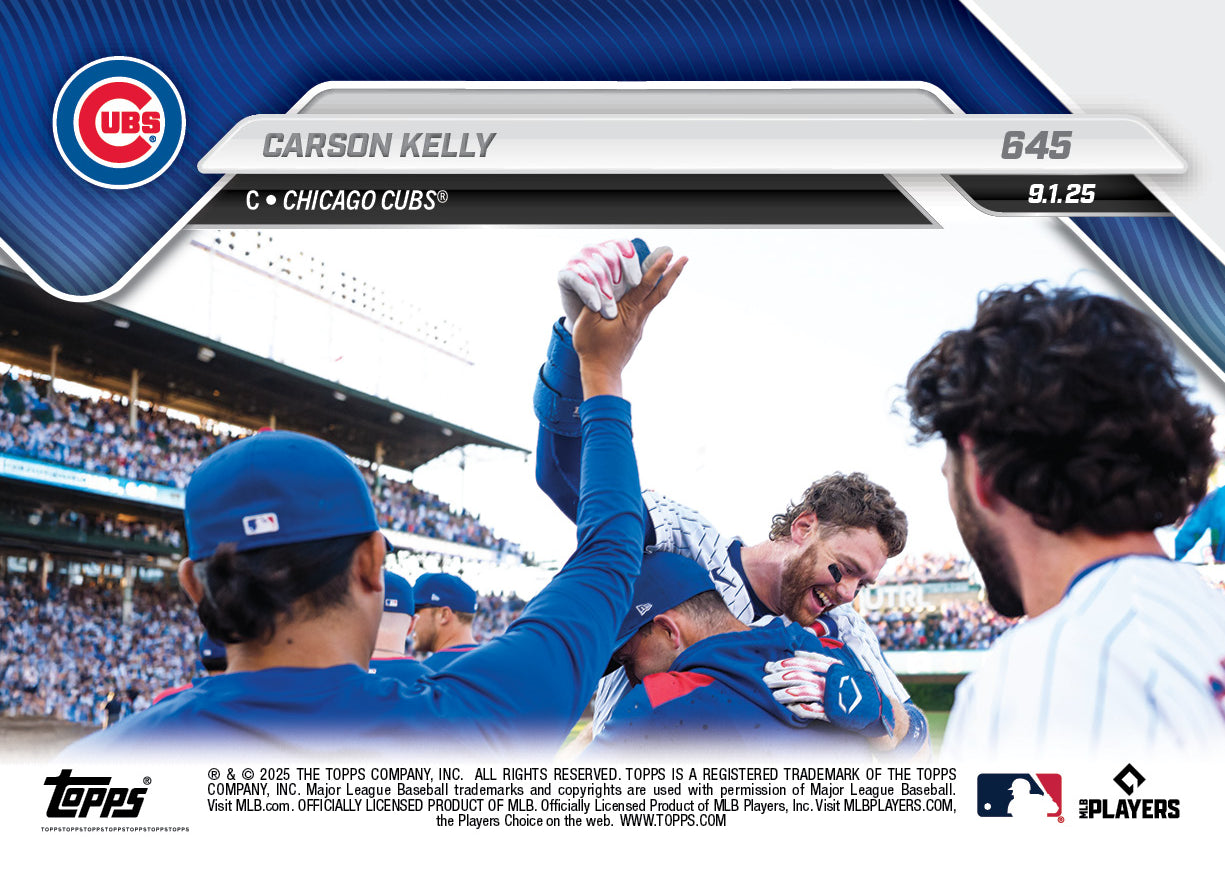 Carson Kelly - 2025 MLB Topps NOW® - Card 645