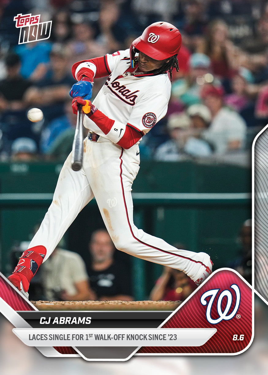 CJ Abrams - 2025 MLB Topps NOW® - Card 525