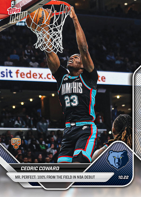 Cedric Coward - 2025-26 NBA Topps NOW® - Card 17