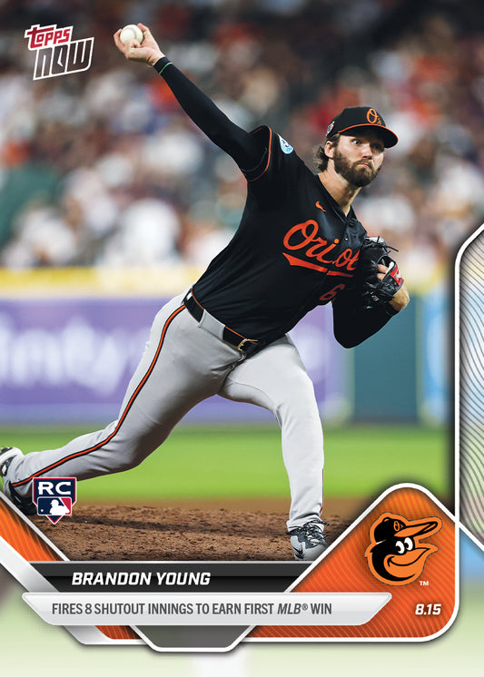 Brandon Young - 2025 MLB Topps NOW® - Card 558