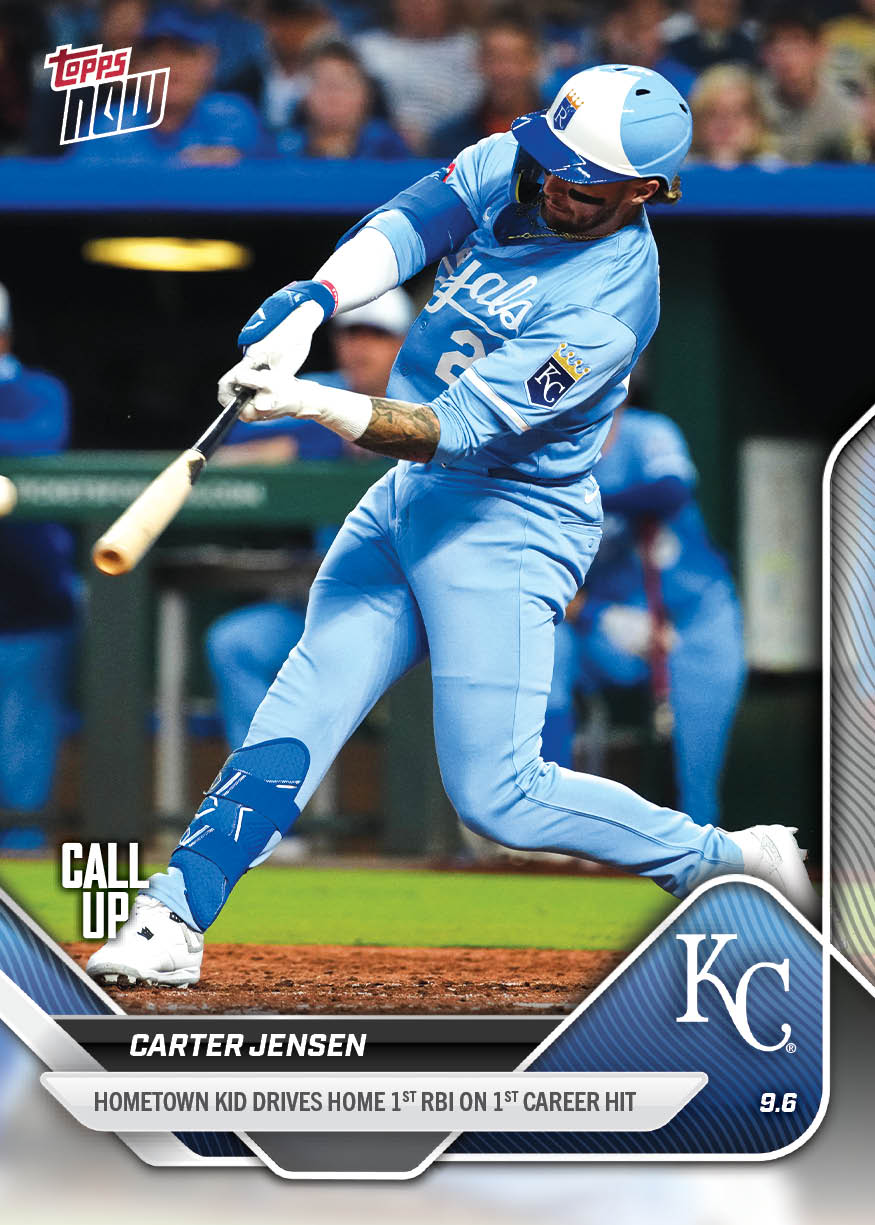 Carter Jensen - 2025 MLB Topps NOW® - Card 668