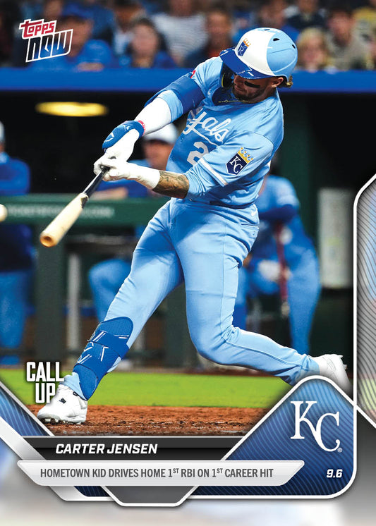 Carter Jensen - 2025 MLB Topps NOW® - Card 668