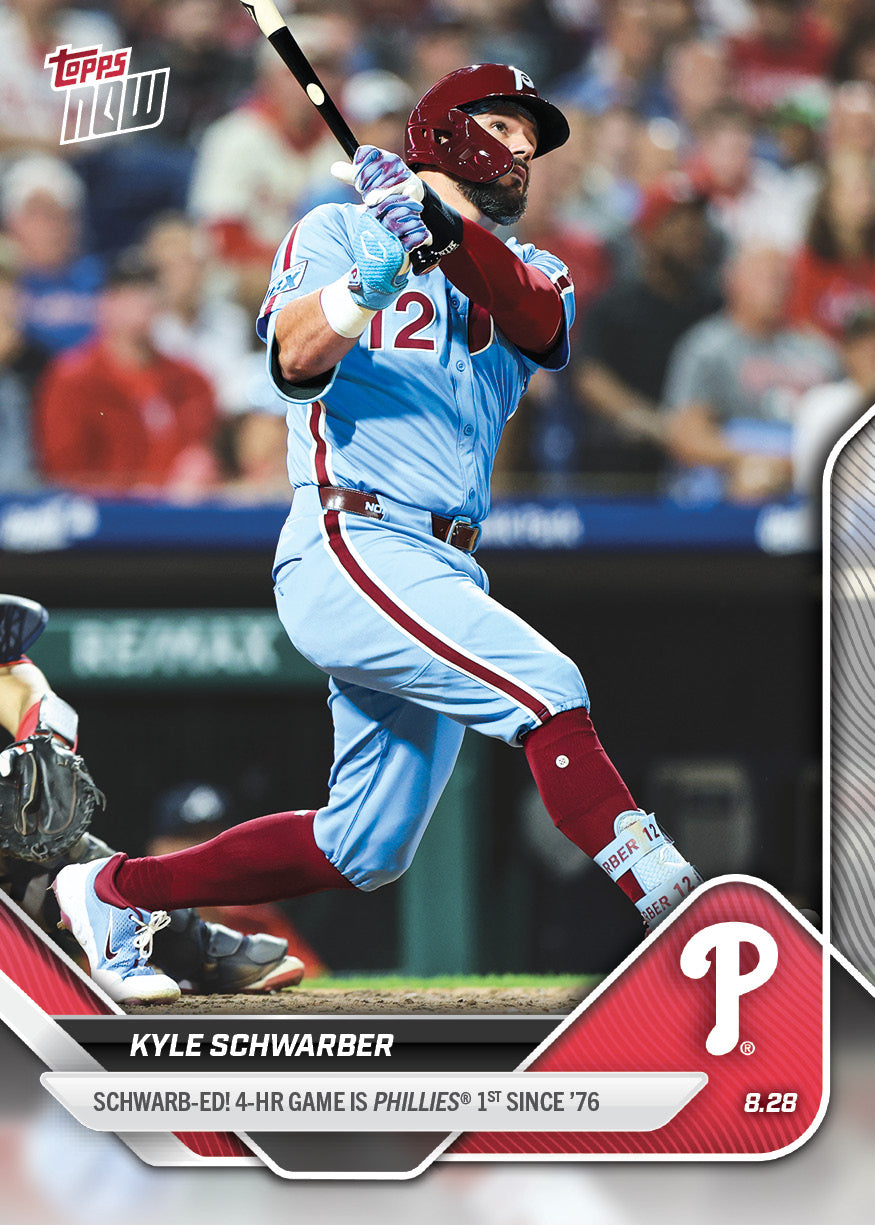 Kyle Schwarber - 2025 MLB Topps NOW® - Card 625 - LOOK FOR RELICS