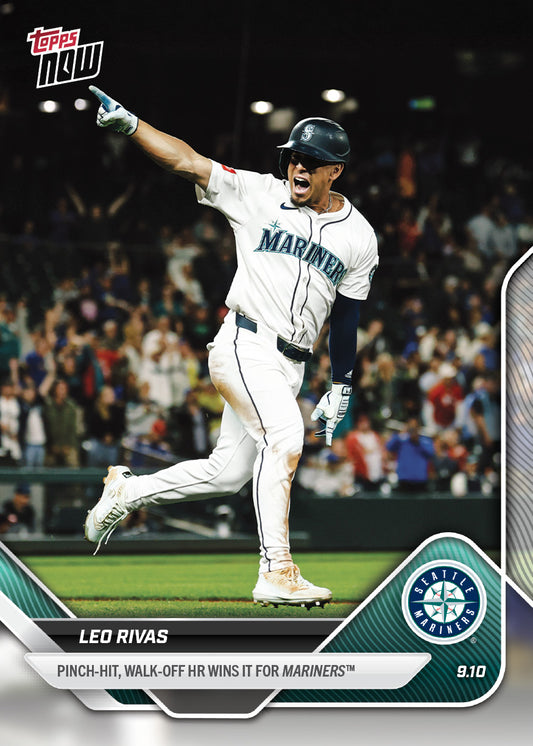 Leo Rivas - 2025 MLB Topps NOW® - Card 690