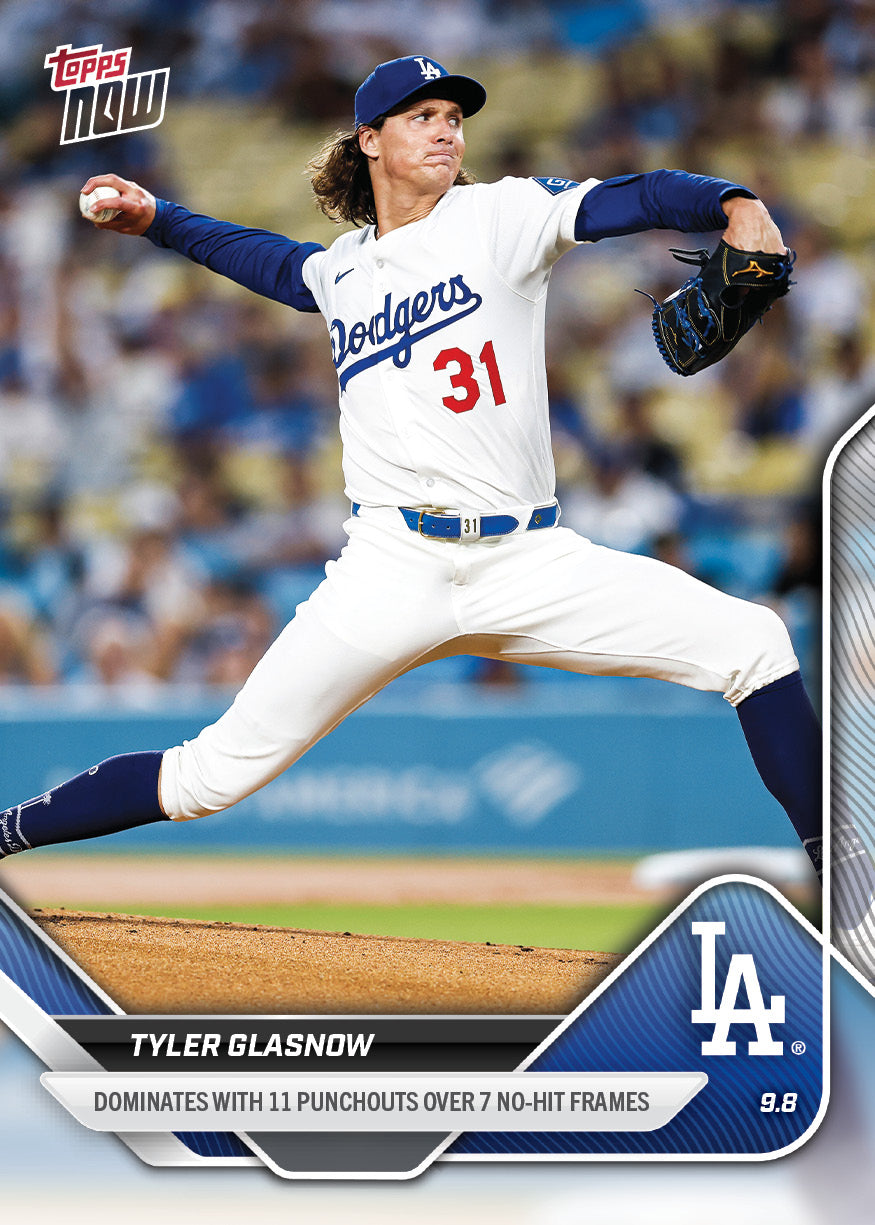 Tyler Glasnow - 2025 MLB Topps NOW® - Card 680