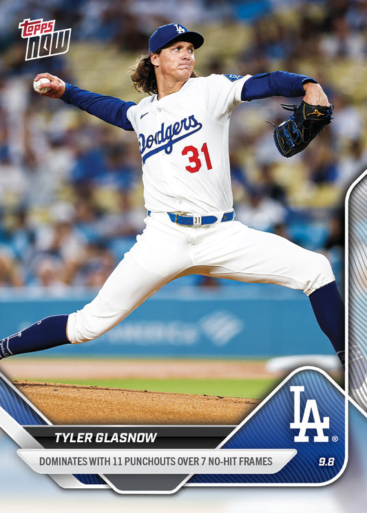Tyler Glasnow - 2025 MLB Topps NOW® - Card 680