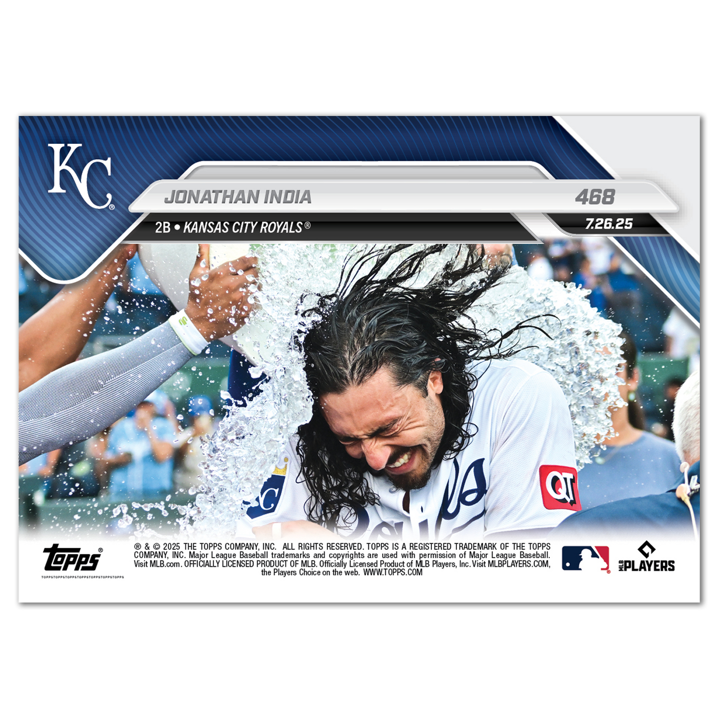 Jonathan India - 2025 MLB Topps NOW® - Card 468