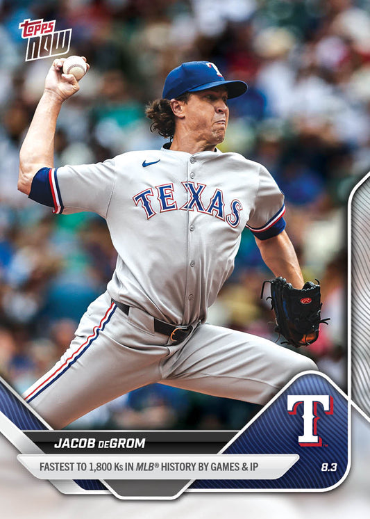 Jacob deGrom - 2025 MLB Topps NOW® - Card 512