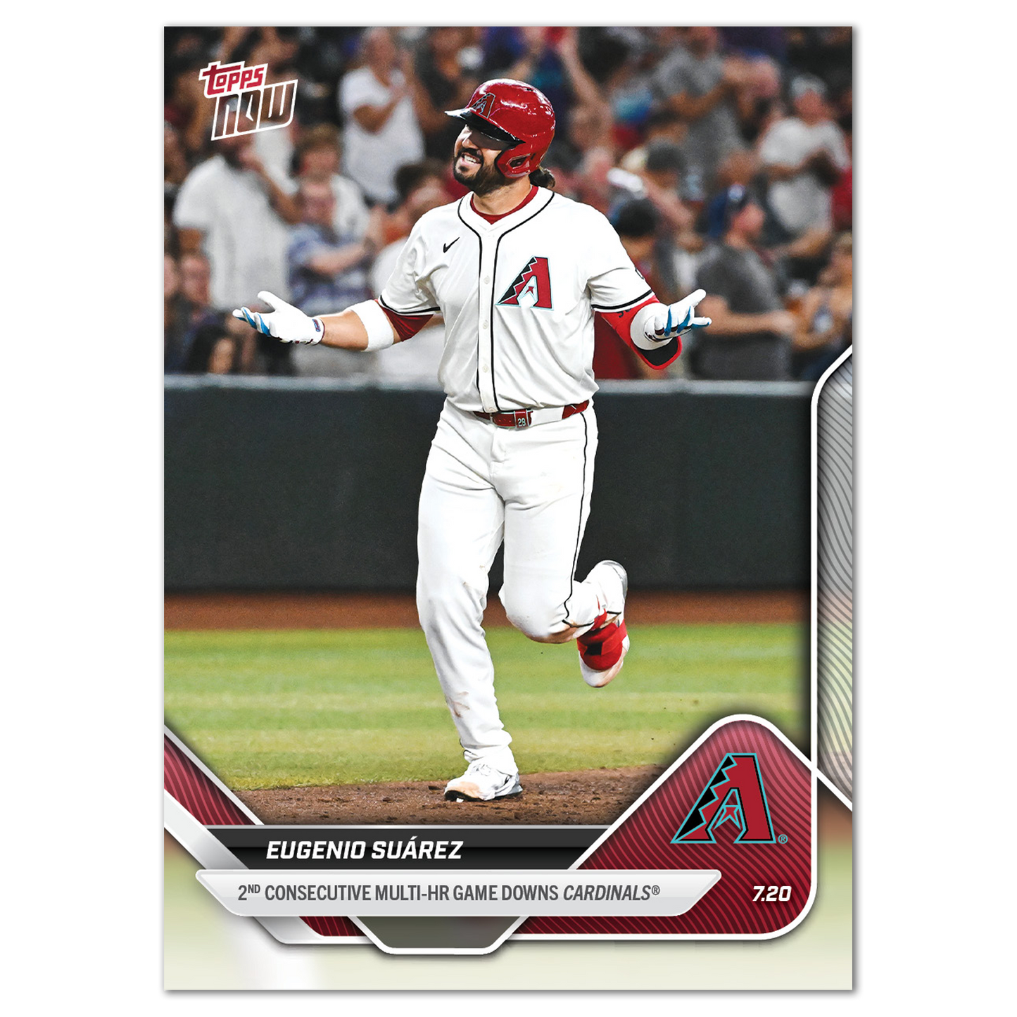 Eugenio Suárez - 2025 MLB Topps NOW® - Card 444