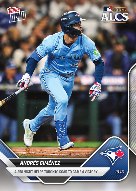 Andrés Giménez - 2025 MLB Topps NOW® - Card 879
