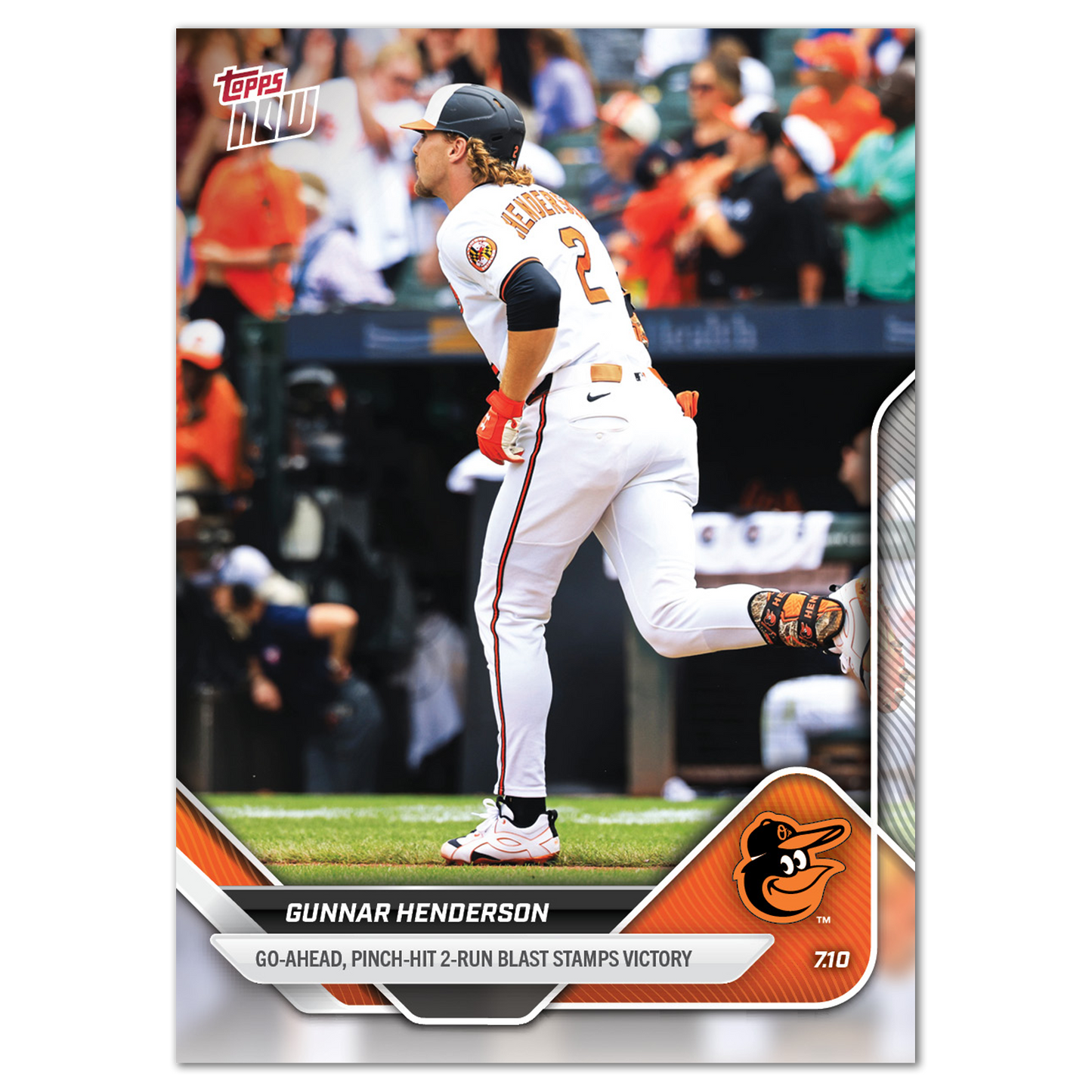 Gunnar Henderson - 2025 MLB Topps NOW® - Card 411